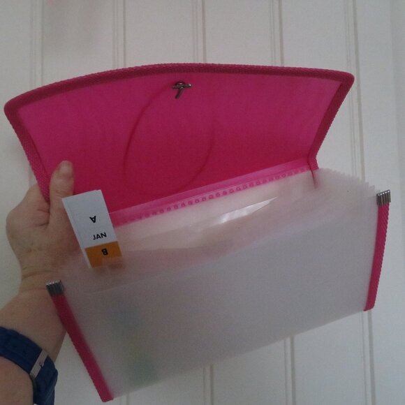 Clutch Accordion File Folder for Office School Travel (K533) - Picture 7 of 7